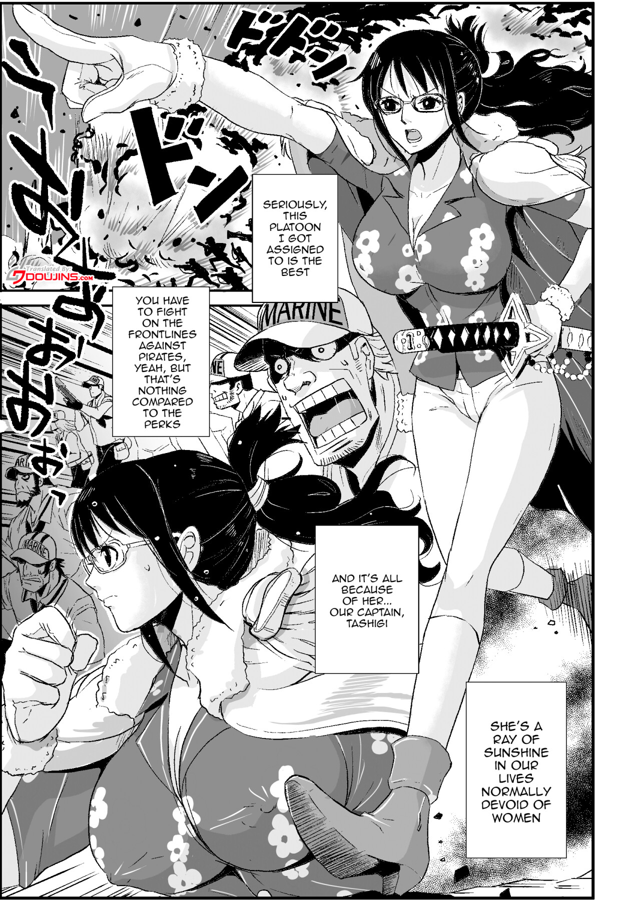 Hentai Manga Comic-A Woman In The Marines-Read-3